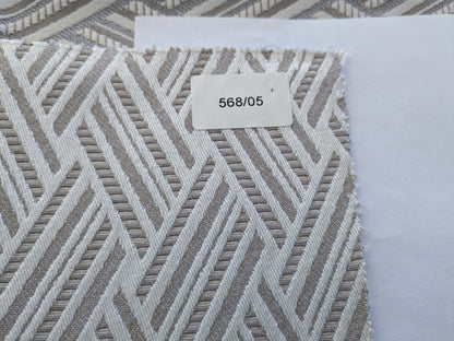 70 EV50 23" x 26"Scalamandre Lelievre Paris Vacoa Brume Gray White Diamond Ogee Viscose MSRP USD354/y