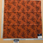 66 EV50 24" x 27" Lelievre Paris Casino Minium Cotton Orange Black Large Jacquard Botanical Floral MSRP USD300+/y