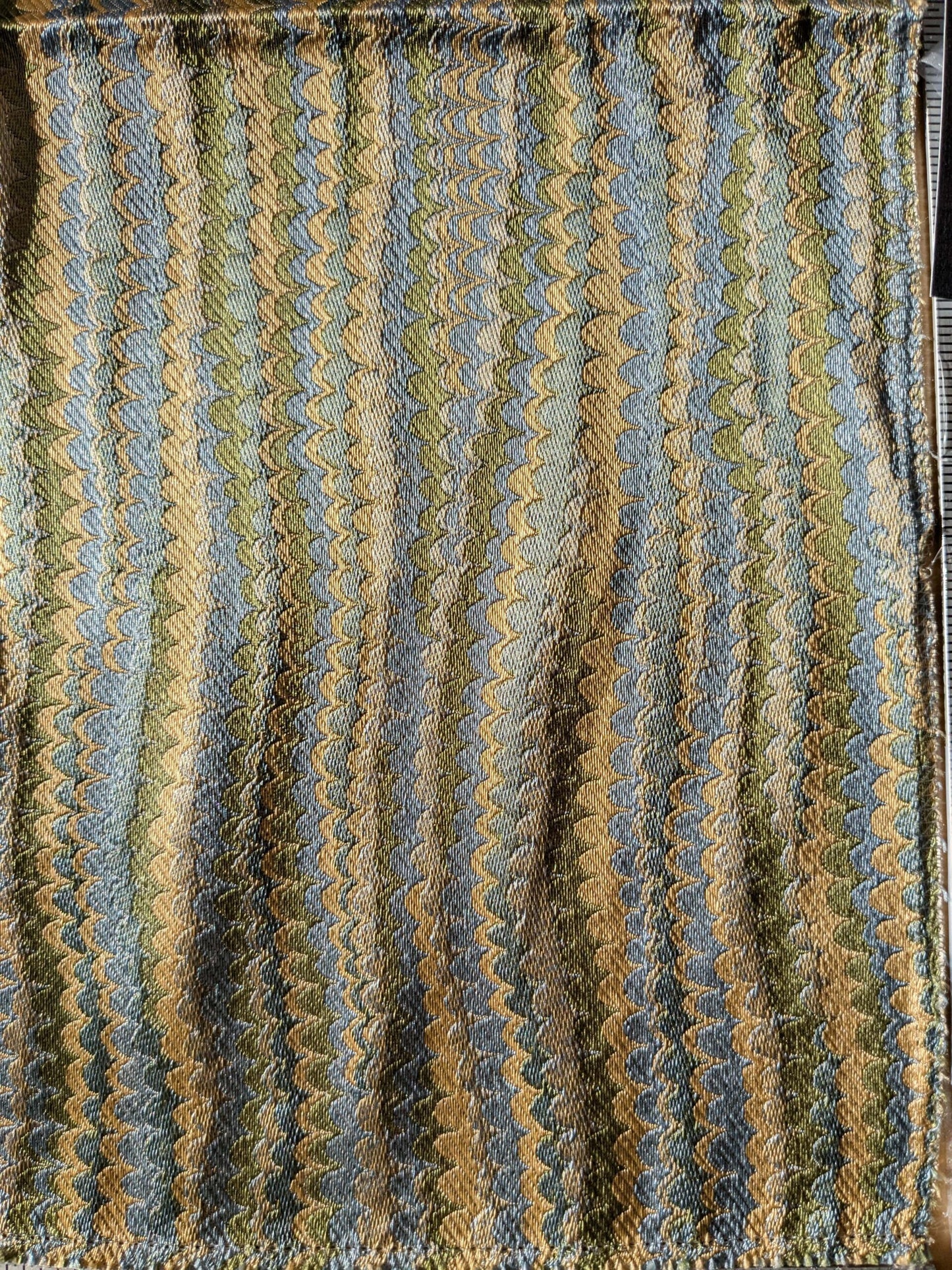 77 EV50 27" x 26" Scalamandre End Paper Caribbean Glamorous Marbled Paper MSRP USD 378/y