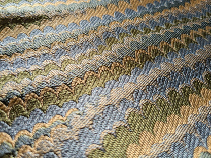 77 EV50 27" x 26" Scalamandre End Paper Caribbean Glamorous Marbled Paper MSRP USD 378/y