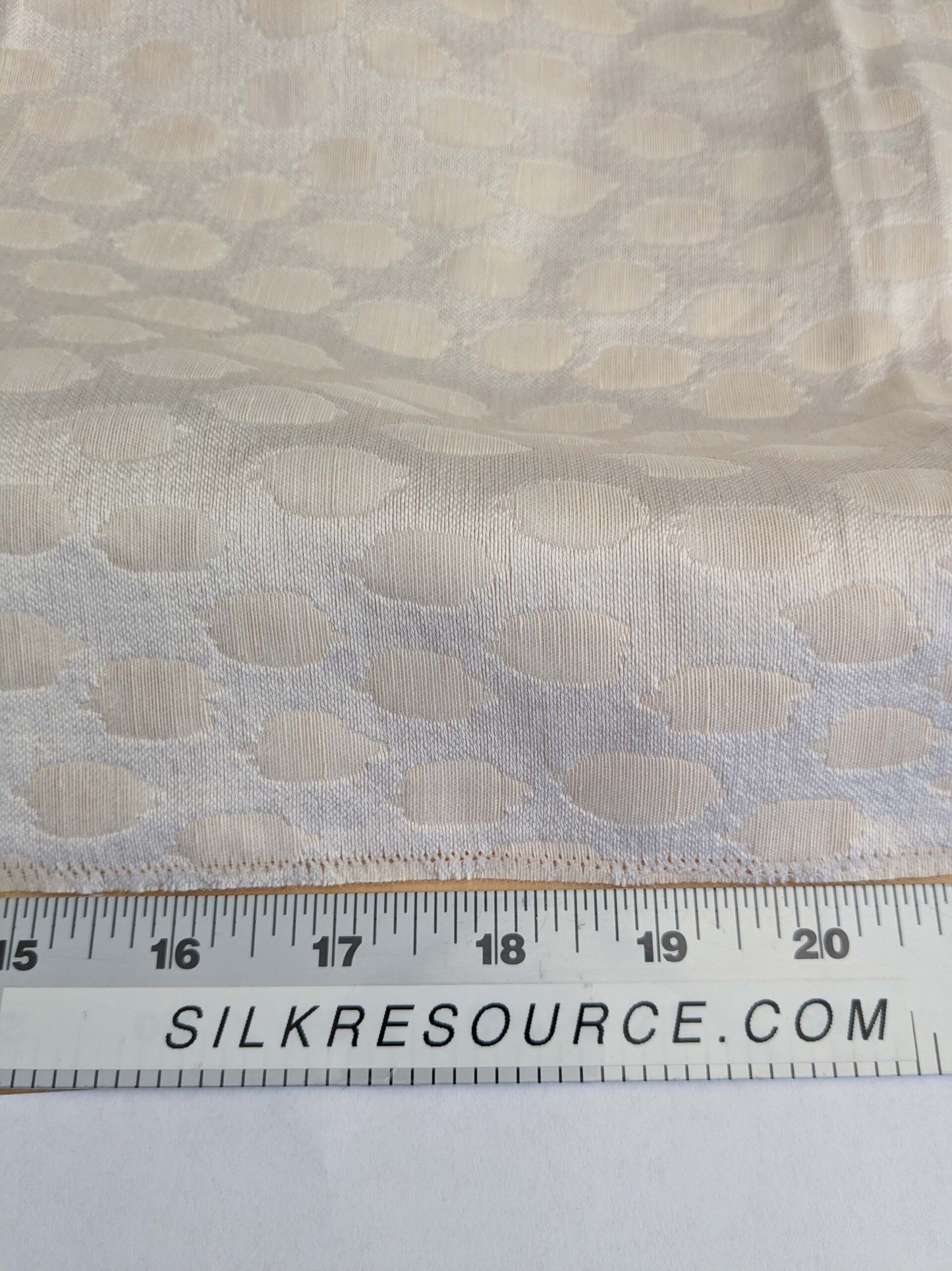 78 EV50 Square Scalamandre Savanna Off White Sheer Small Scale Dot Circle MSRP USD 300+/y