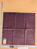85 EV50 27" x 27" Square Scalamandre Boris Kroll Strie Velvet Amethyst Purple Texture Polyester MSRP USD154/y