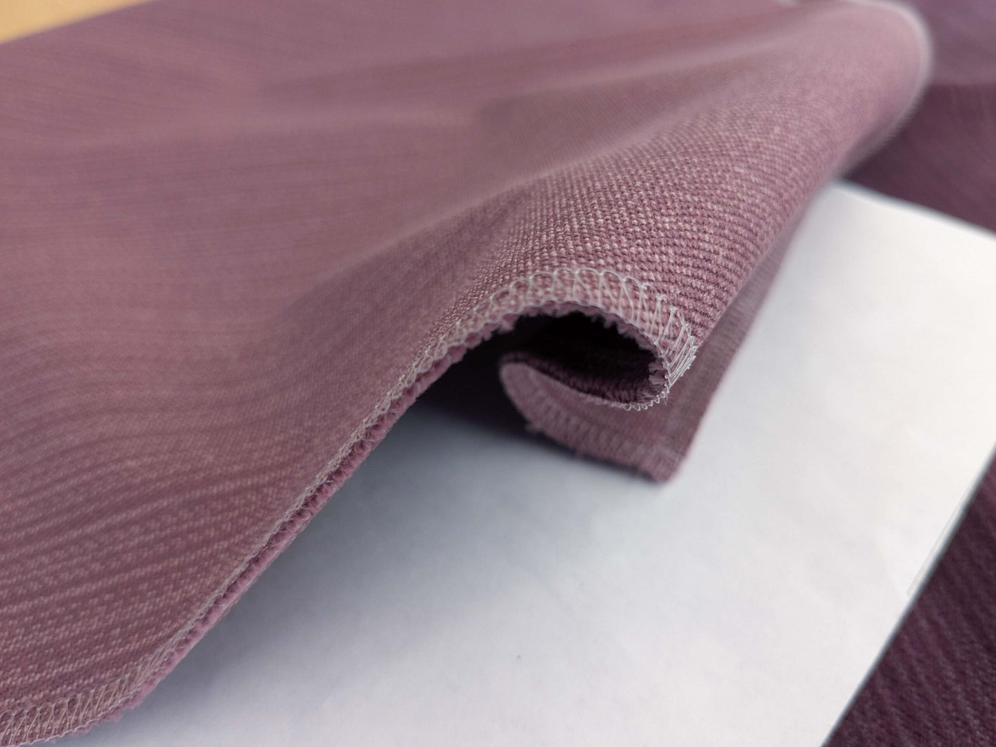 85 EV50 27" x 27" Square Scalamandre Boris Kroll Strie Velvet Amethyst Purple Texture Polyester MSRP USD154/y