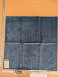 86 EV50 26" x 27" Square Scalamandre Boris Kroll Strie Velvet Prussian Blue Texture Polyester MSRP USD154/y