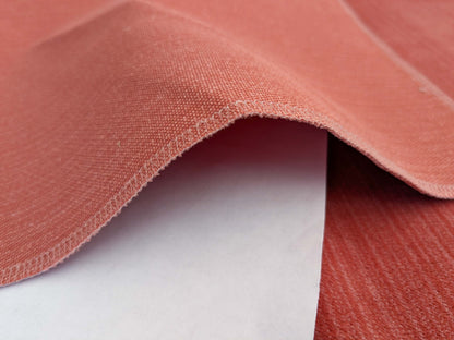 87 EV50 26" x 26" Square Scalamandre Boris Kroll Strie Velvet Coral Orange Texture Polyester MSRP USD154/y