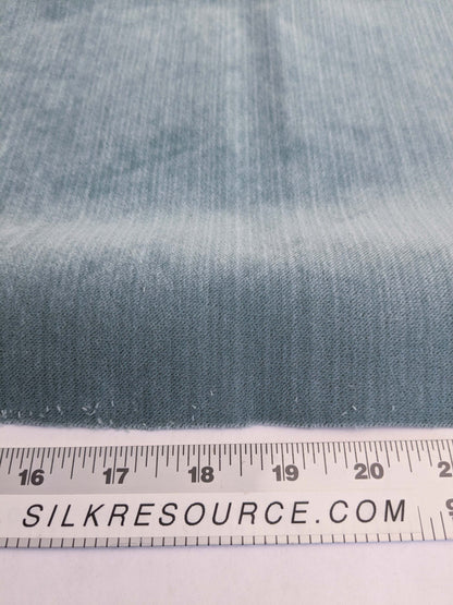 88 EV50 26" x 26" Square Scalamandre Boris Kroll Strie Velvet Spa Light Blue Texture Polyester MSRP USD154/y