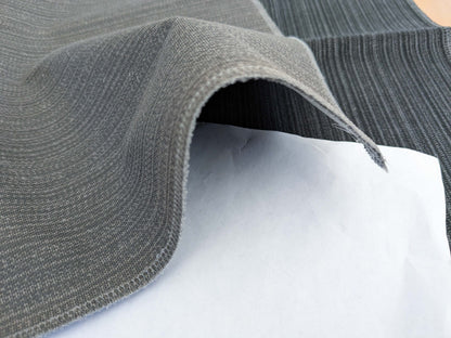 91 EV50 26" x 26" Square Scalamandre Boris Kroll Strie Velvet Oxford Grey Texture Polyester MSRP USD154/y