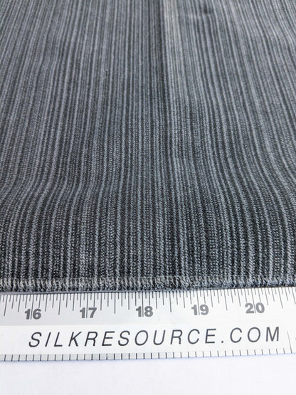 91 EV50 26" x 26" Square Scalamandre Boris Kroll Strie Velvet Oxford Grey Texture Polyester MSRP USD154/y