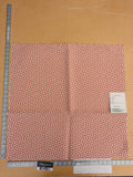 95 EV50 26" x 27" Square Scalamandre Khiva Weave Poppy Red White Cotton Small Scale  White MSRP USD 180/y