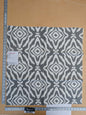 97 EV50 26" x 26" Square Scalamandre Zanzibar Ikat Smoke Grey Cotton Heavy MSRP USD 254.80/y