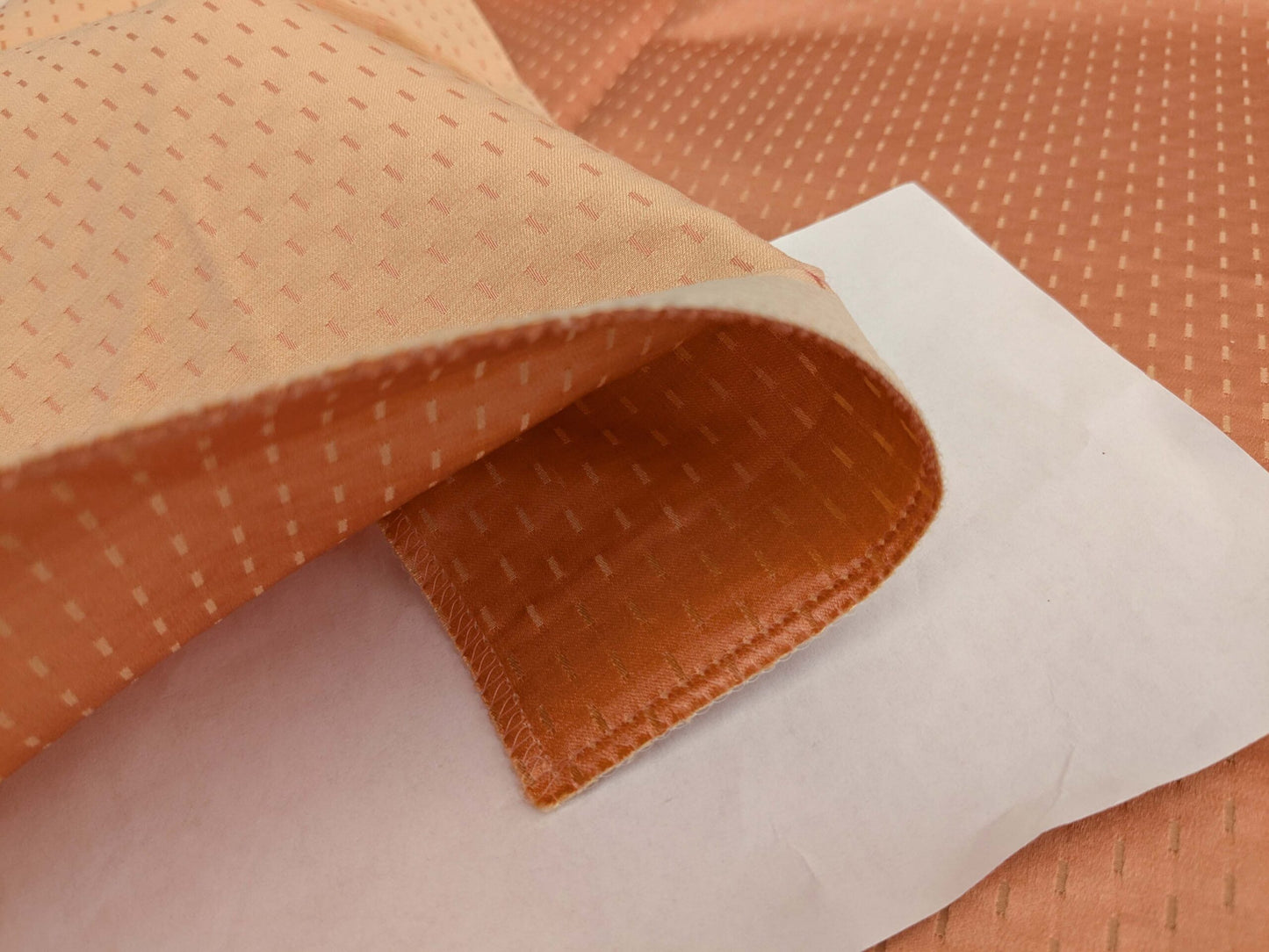 103 EV50 25" x 26" Square Tassinari and Chatel Alexandra Seme Le Rose Peach Small Scale Texture MSRP USD 300+/y