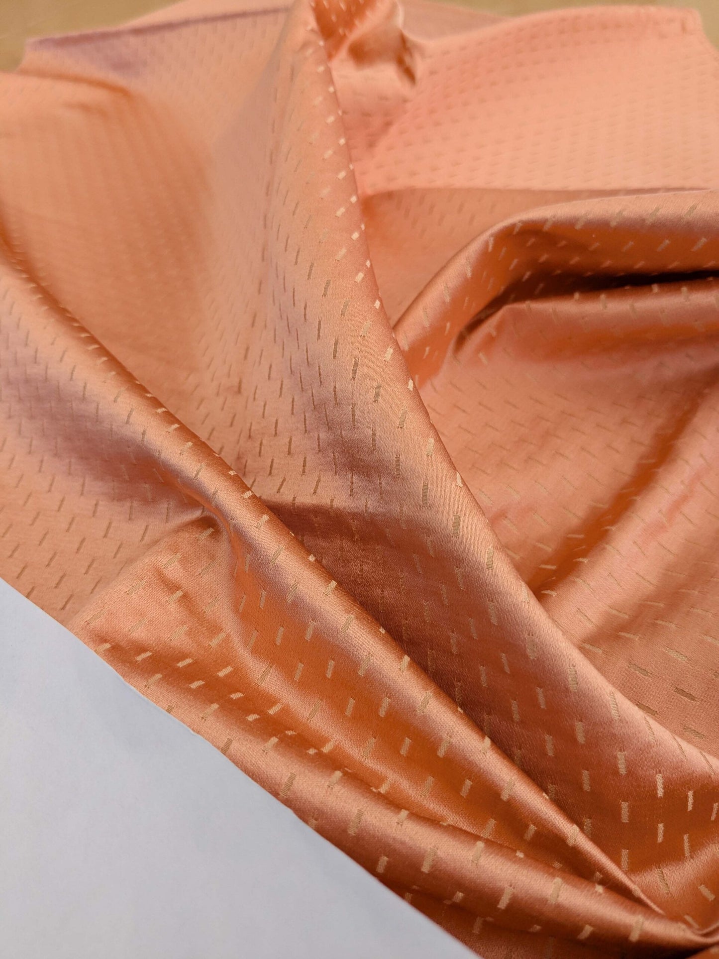 103 EV50 25" x 26" Square Tassinari and Chatel Alexandra Seme Le Rose Peach Small Scale Texture MSRP USD 300+/y