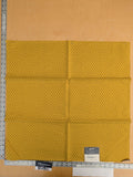 108 EV50 25" x 26" Square Jean Paul Gaultier Cabaret Pollen Yellow Gray Reversible Small Jacquard Diamond Cotton MSRP USD300+/y