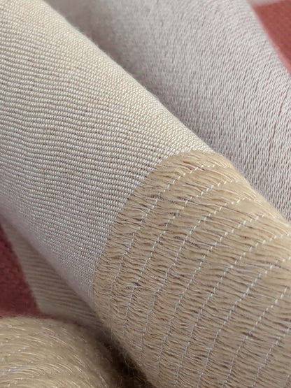 112 EV50 26" x 27" Square  Scalamandre Lelievre Paris M1 Poudre White Yellow Diamond Geometric Jacquard MSRP USD 500+/y