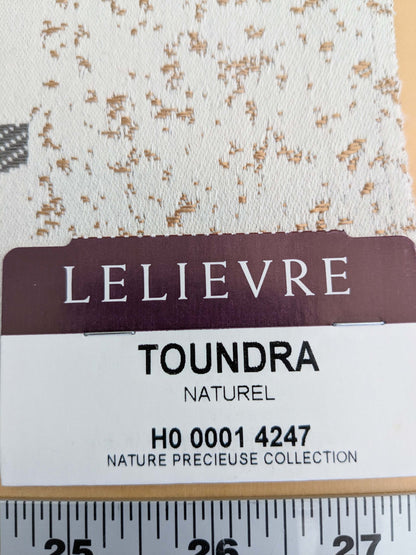 113 EV50 25" x 27" Square Scalamandre Lelievre Toundra Naturel Abstract Beige Brown