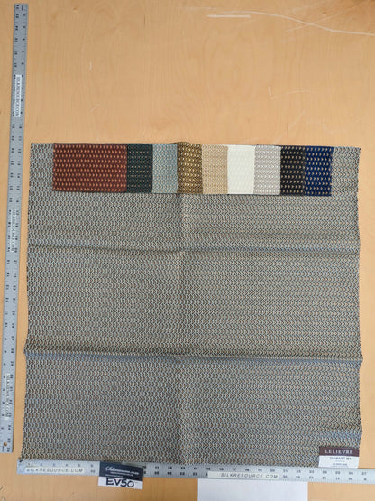 115 EV50 25" x 26" Square Scalamandre Diamant M1 Graphite Gray Small Scale Texture