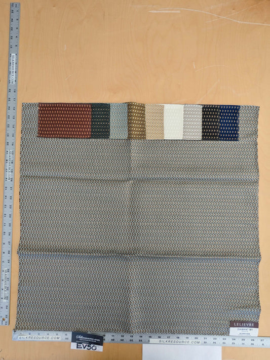 115 EV50 25" x 26" Square Scalamandre Diamant M1 Graphite Gray Small Scale Texture