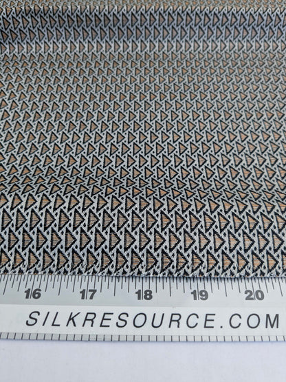 115 EV50 25" x 26" Square Scalamandre Diamant M1 Graphite Gray Small Scale Texture