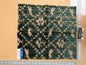116 EV50 25" x 26" Square Scalamandre Santini BIS Green Blue Custom Silk Velvet Lion Animal Leopard Forest MSRP USD 882/y