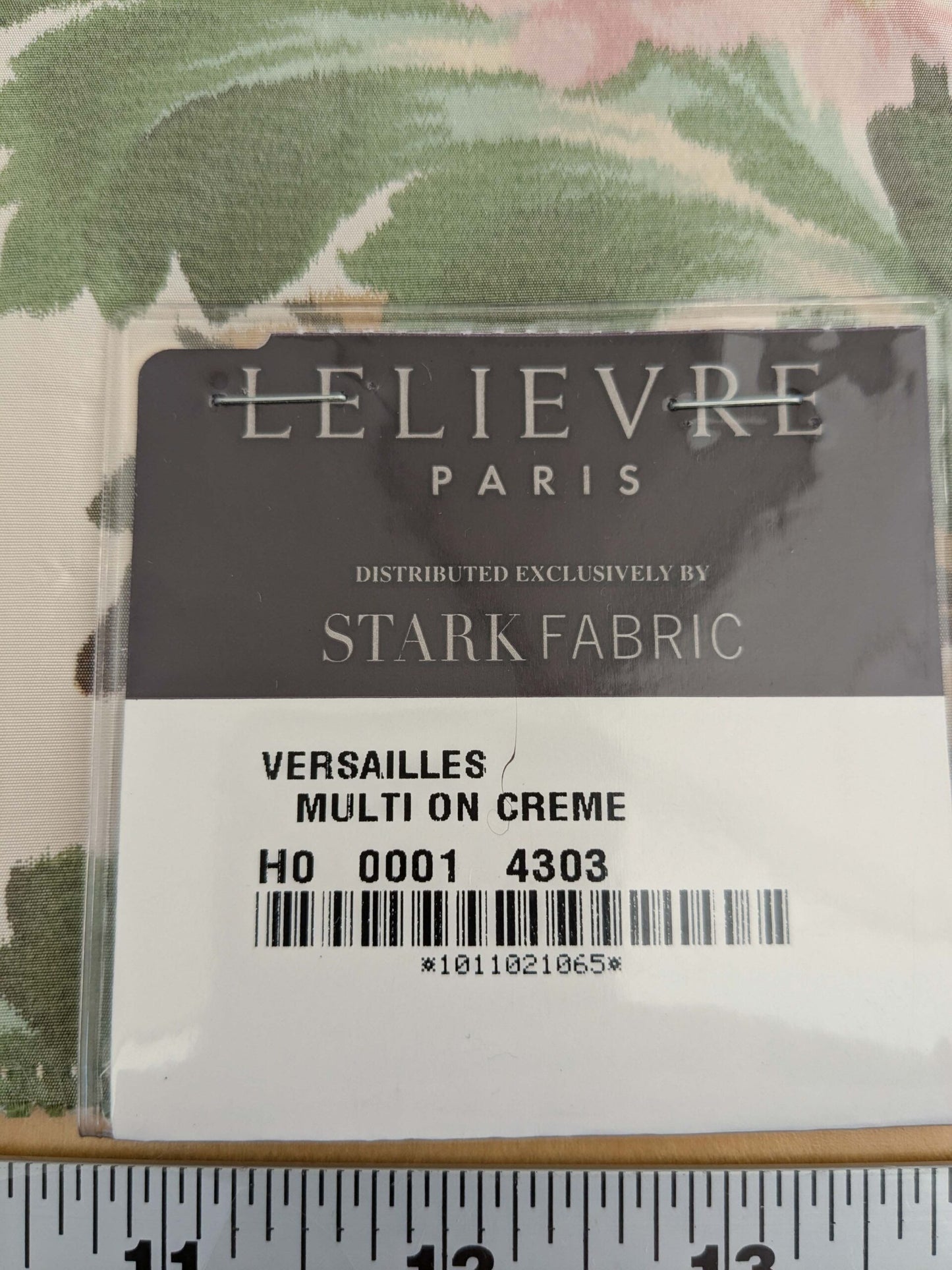 119 EV50 25" x 26" Square  Scalamandre Lelievre Paris Versailles Multi on Creme Warp Silk Floral Print Historic MSRP US 1200+