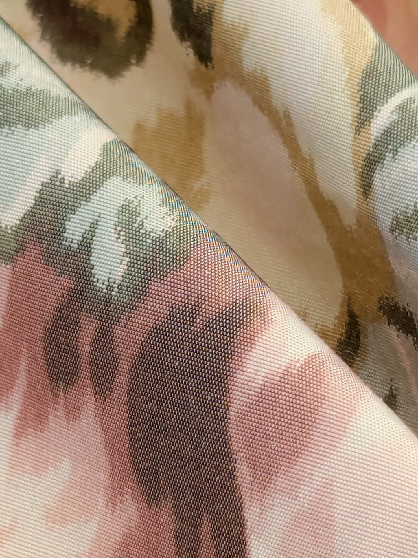 119 EV50 25" x 26" Square  Scalamandre Lelievre Paris Versailles Multi on Creme Warp Silk Floral Print Historic MSRP US 1200+