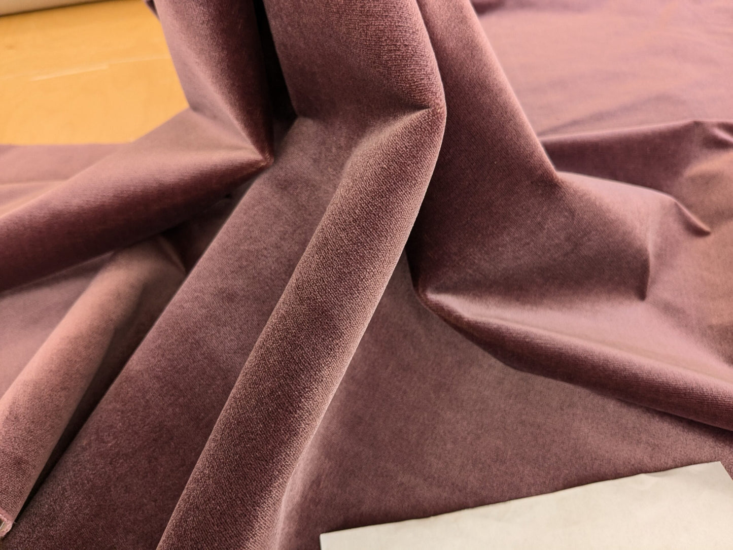 King's Silk Velvet Plum Deep Red Purple Radiance Highest Quality Heavy 39,000+ martindale MSRP USD 728/Yard