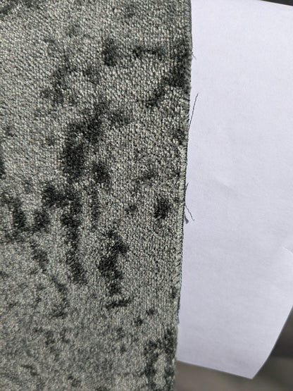 Mohair &amp; Silk Velvet Seaweed Texture In Forest Green Heavy Duty