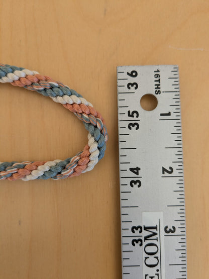 Scalamandre Tieback Handmade Single Tassel Blue White Copper MSRP USD200/each