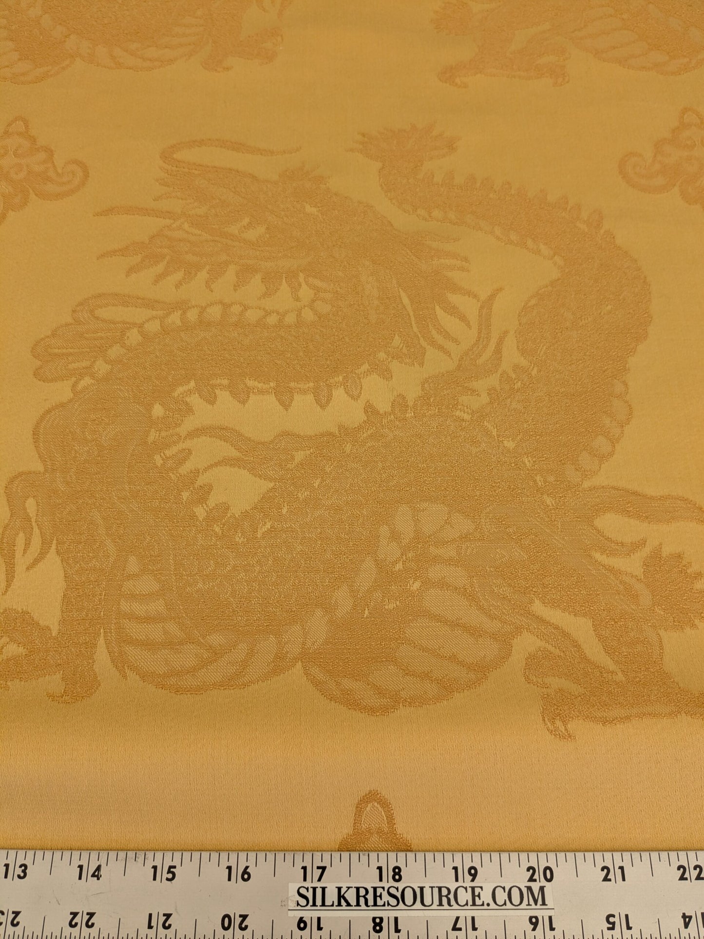 4.5y Designer Golden Dragon Brocade Ming Dynasty Cotton Viscose Heavy