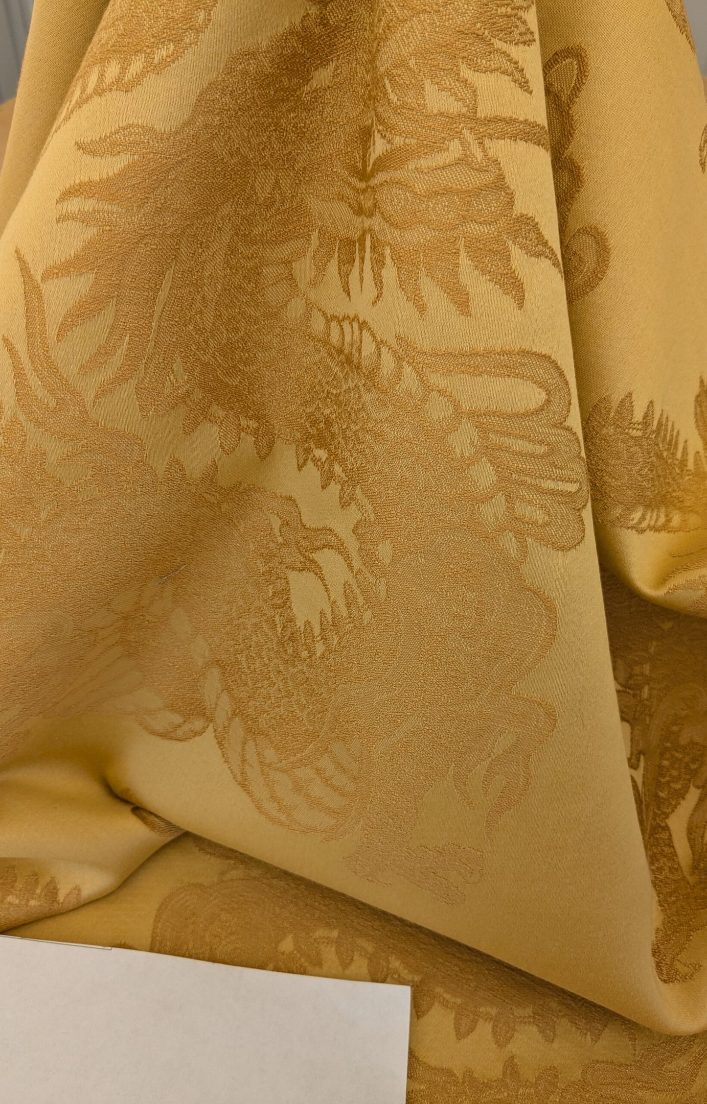 4.5y Designer Golden Dragon Brocade Ming Dynasty Cotton Viscose Heavy