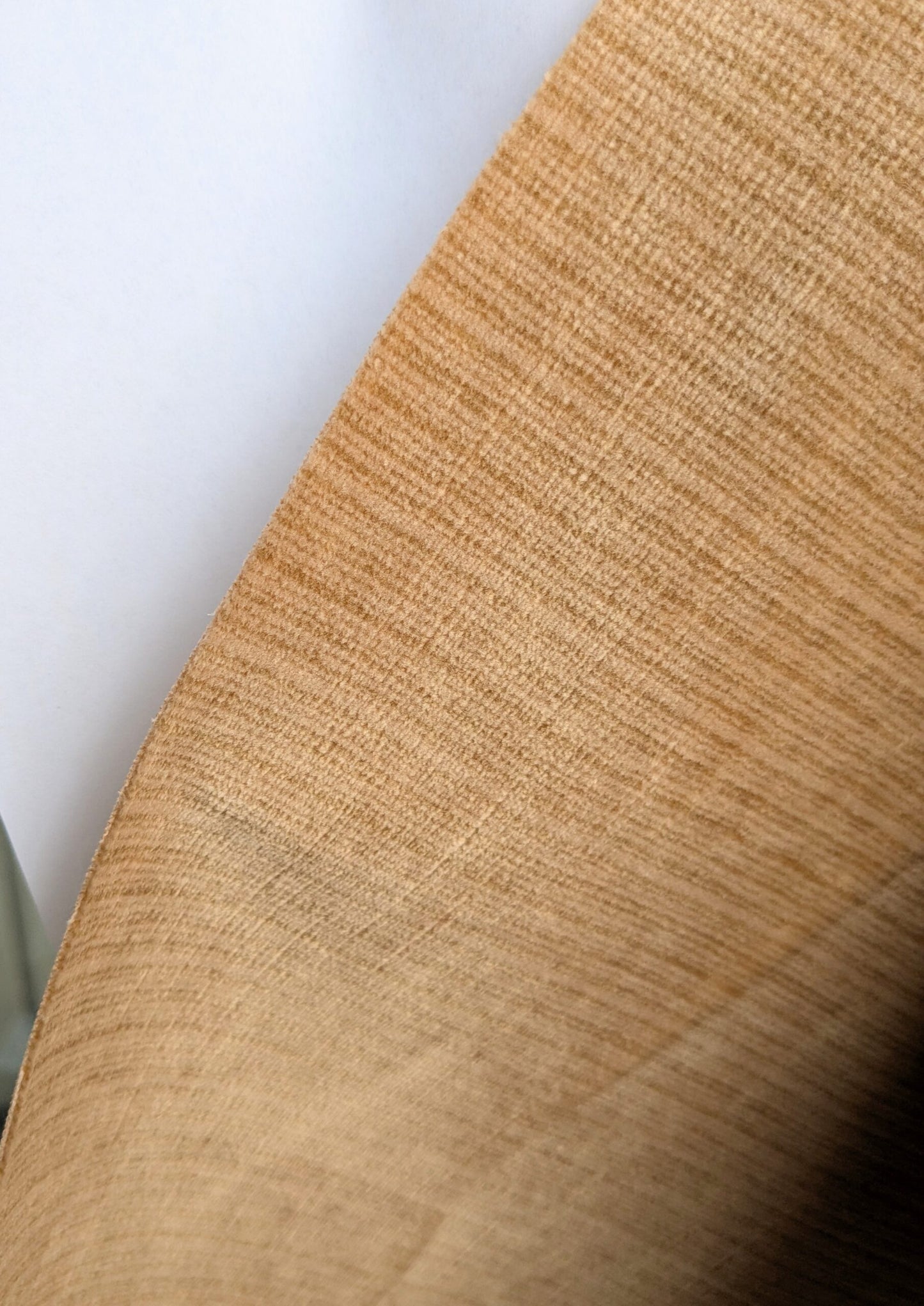 Scalamandre Strie Amboise Dune Velvet Cotton Old World Weavers Cotton Velvet MSRP USD 196/Yd