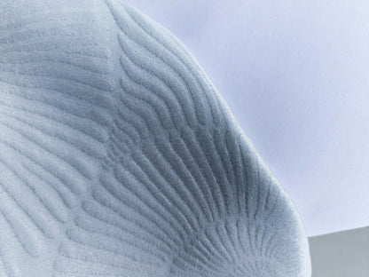 Scalamandre Nautilo Sheer Blue Veil Jacquard, Sheer, Bird , Animal/ocean  Blue MSRP USD 302