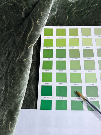 Palazzo Grassi Silk Velvet &amp; Cut Velvet Silvery Green Renaissance Damask MSRP $1000+/yard