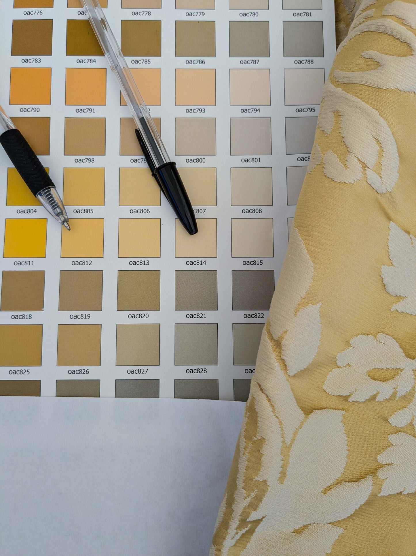 2 EV51 1.2y x 51"W Length  Scalamandre Lelievre Carrousel Lotus Yellow Damask Jacquard MSRP USD 892/y