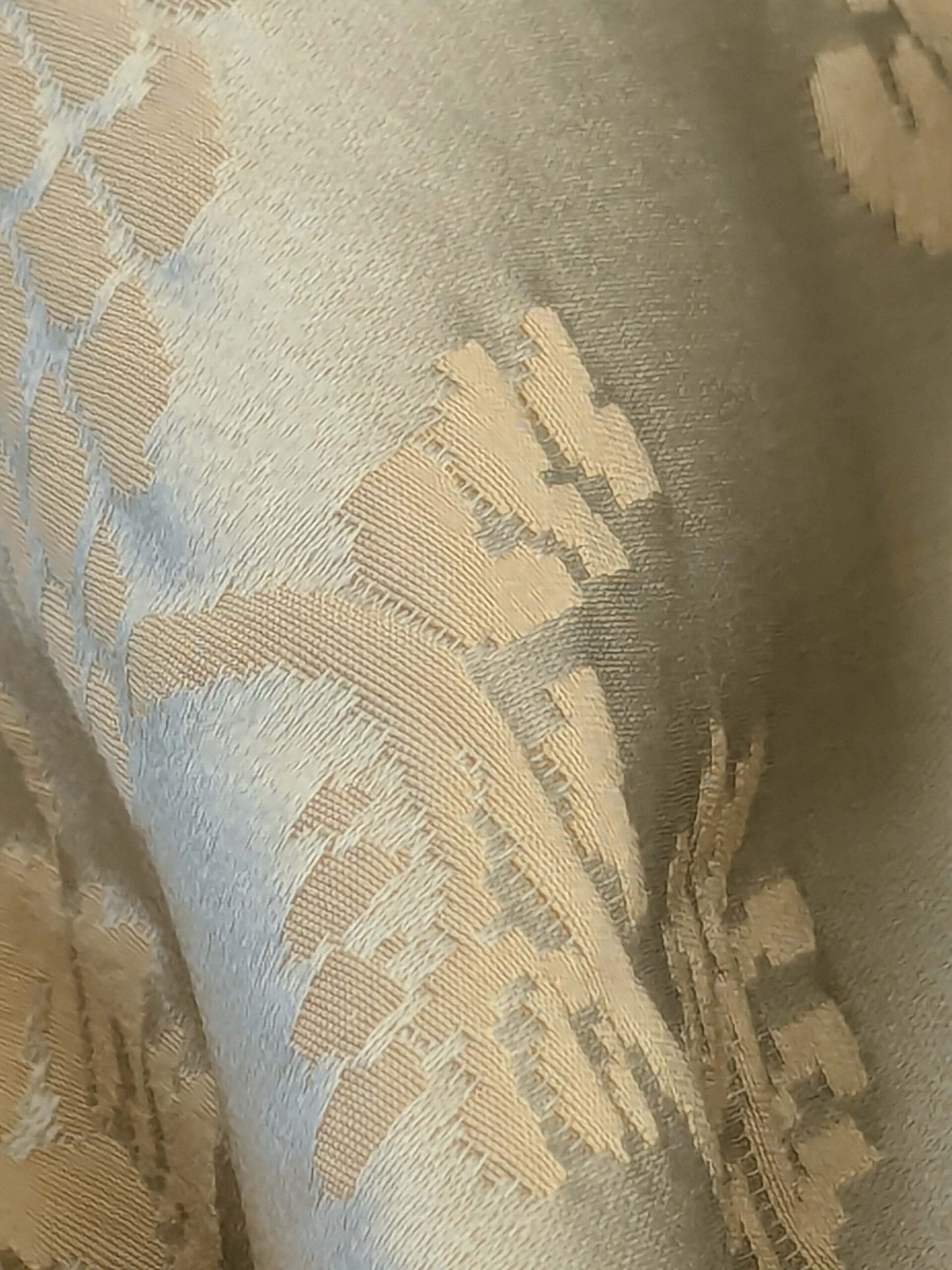 7 EV51 2.4y x 51"W Length Scalamandre Tassinari and Chatel Meillant Vert De Gris Gray Damask Historic MSRP USD 690/yard