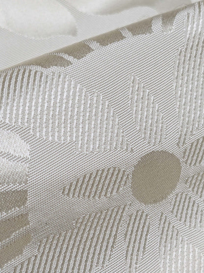 Beacon Hill 100% Silk Damask Lady's Slipper Orchid Antique White Neoclassical MSRP USD 242/Y