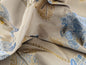 Vervain Fabricut Isidora Horizon Blue Gold  Butterfly Tree of Life Lampas Sparkling 100% Silk -Special Order - MSRP USD 214/Y