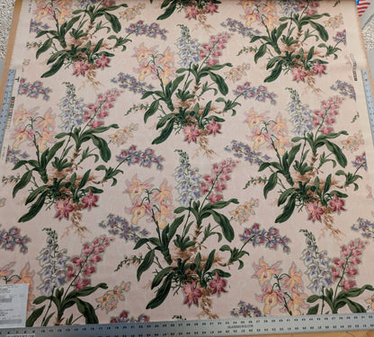 By yard Scalamandre Marlyn Park Fh Multi/peach Linen MSRP USD 188/Y