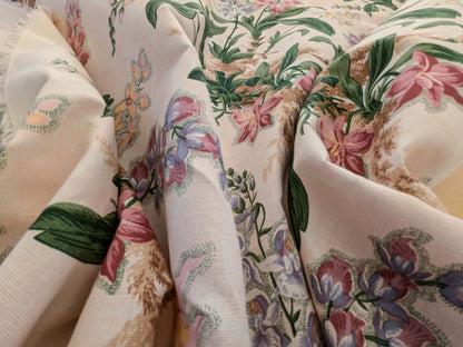 By yard Scalamandre Marlyn Park Fh Multi/peach Linen MSRP USD 188/Y