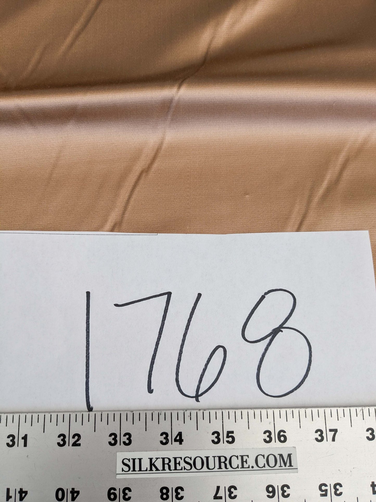 Mirror Mirror Radiant 100% Silk Duchess  Satin Pink Petal Antique Tea Rose MSRP 400+ Wedding