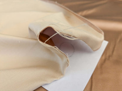 Mirror Mirror Radiant 100% Silk Duchess  Satin Pink Petal Antique Tea Rose MSRP 400+ Wedding