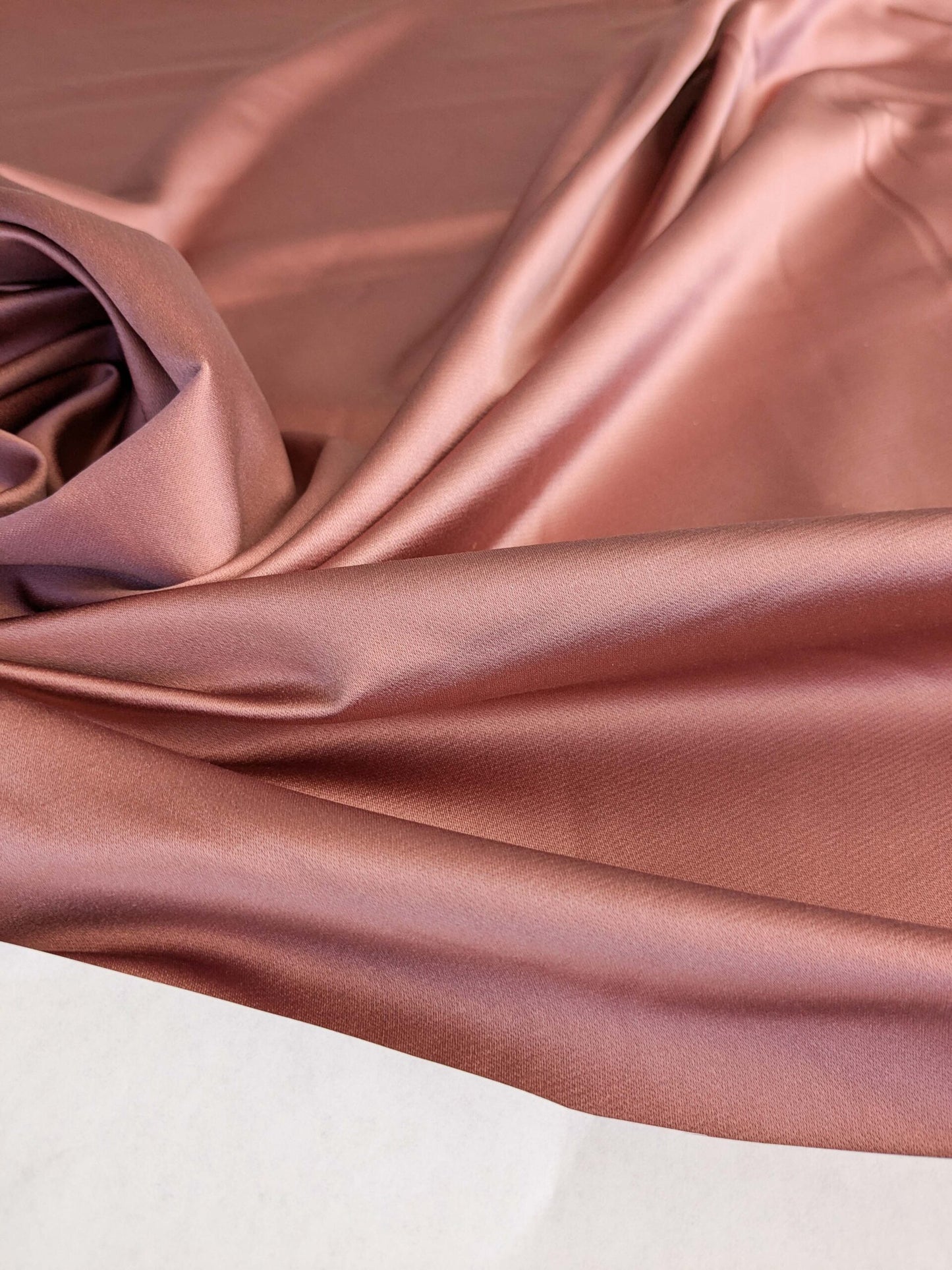 Mirror Mirror Radiant 100% Silk Duchess Satin Rose Floral Pink MSRP 400+ Wedding