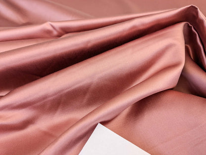 Mirror Mirror Radiant 100% Silk Duchess Satin Rose Floral Pink MSRP 400+ Wedding