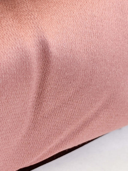 Mirror Mirror Radiant 100% Silk Duchess Satin Rose Floral Pink MSRP 400+ Wedding