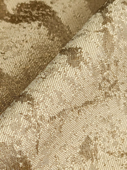 Chinoisery Flower in Vase Bronze Age 100% Silk Damask Gold  Radiance! Highest Quality MSRP USD 400+/Yard