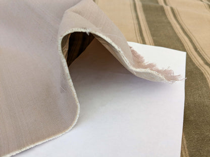 Abby Stripe Silk Velvet Sage Green Beige from Italy MSRP USD819/yard