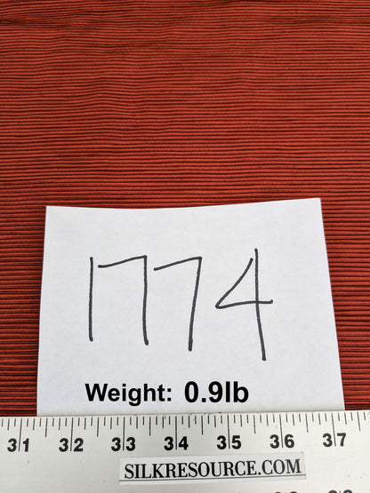 Tapestry Silk Ottoman Wide Ribbed Haute Red Juicy MSRP USD 600+/Yard