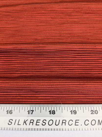 Tapestry Silk Ottoman Wide Ribbed Haute Red Juicy MSRP USD 600+/Yard