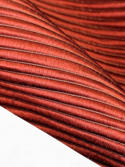 Tapestry Silk Ottoman Wide Ribbed Haute Red Juicy MSRP USD 600+/Yard