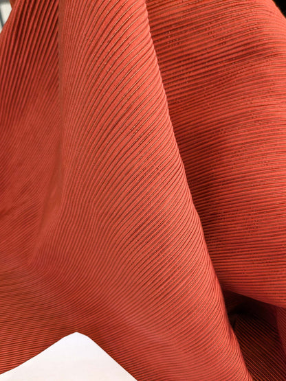 Tapestry Silk Ottoman Wide Ribbed Haute Red Juicy MSRP USD 600+/Yard